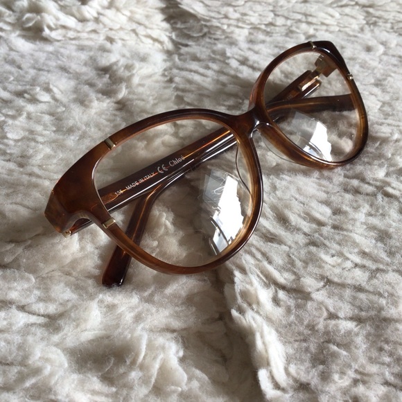 Chloe Eyewear Eyeglasses CE2612 282 Cateye Tortoise Frame - Damaged/Repaired - Picture 4 of 16